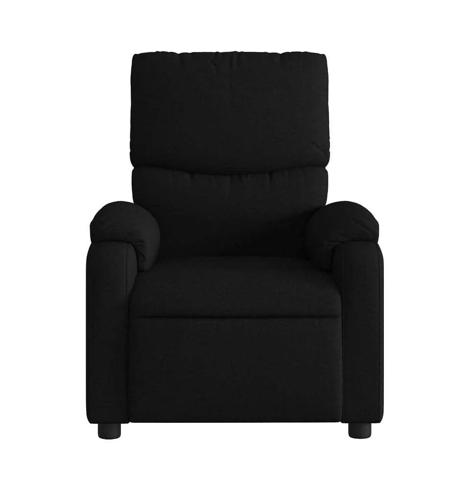 vidaXL Massage Recliner Chair Cream Fabric