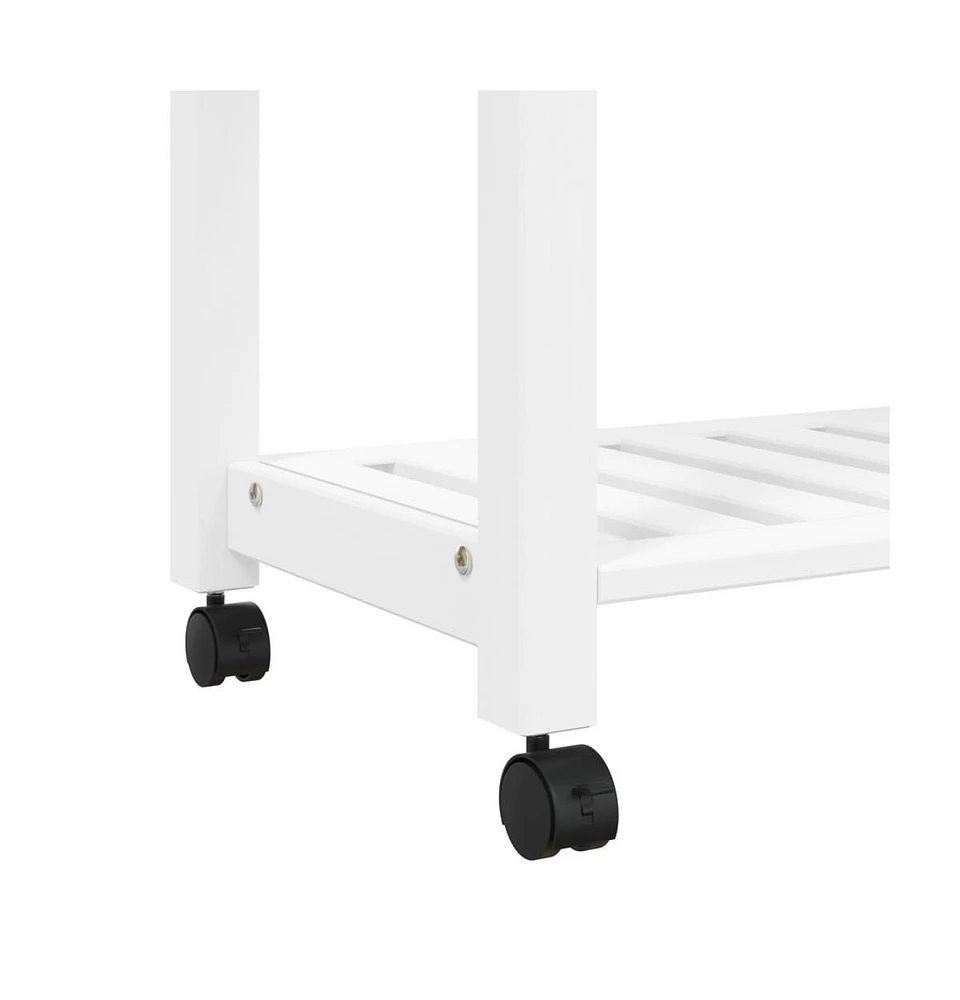 vidaXL Kitchen Trolley Monza 33.1"x15.7"x35.4" Solid Wood Pine