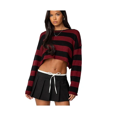Edikted Womens Shyrah Oversized Knit Top