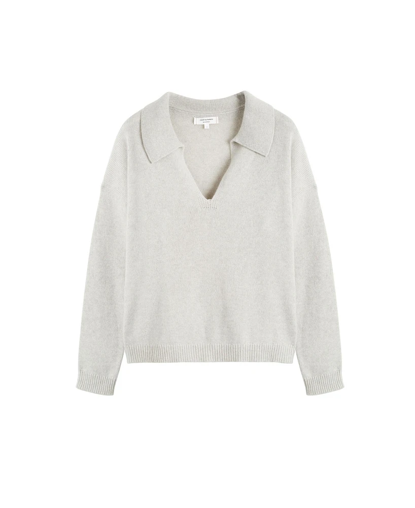 Chinti & Parker Women's Pure Cashmere Summer Collared Sweater