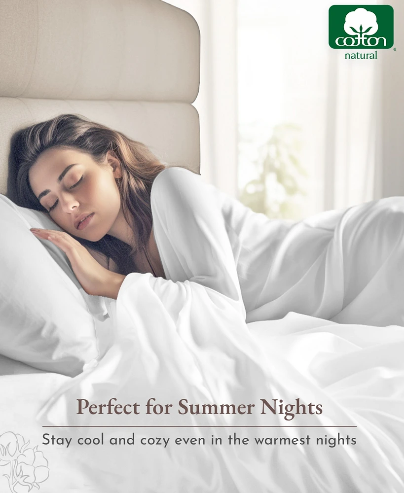 Stripe Twin Sheets Set, Soft 100% Cotton Sateen, 3 Pc Deep Pocket & Pillowcase Set - Classic