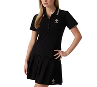 Guess Women's Suzanne Logo Graphic Polo Shirt