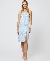 French Connection Women's Floral-Print Front-Slit Dress