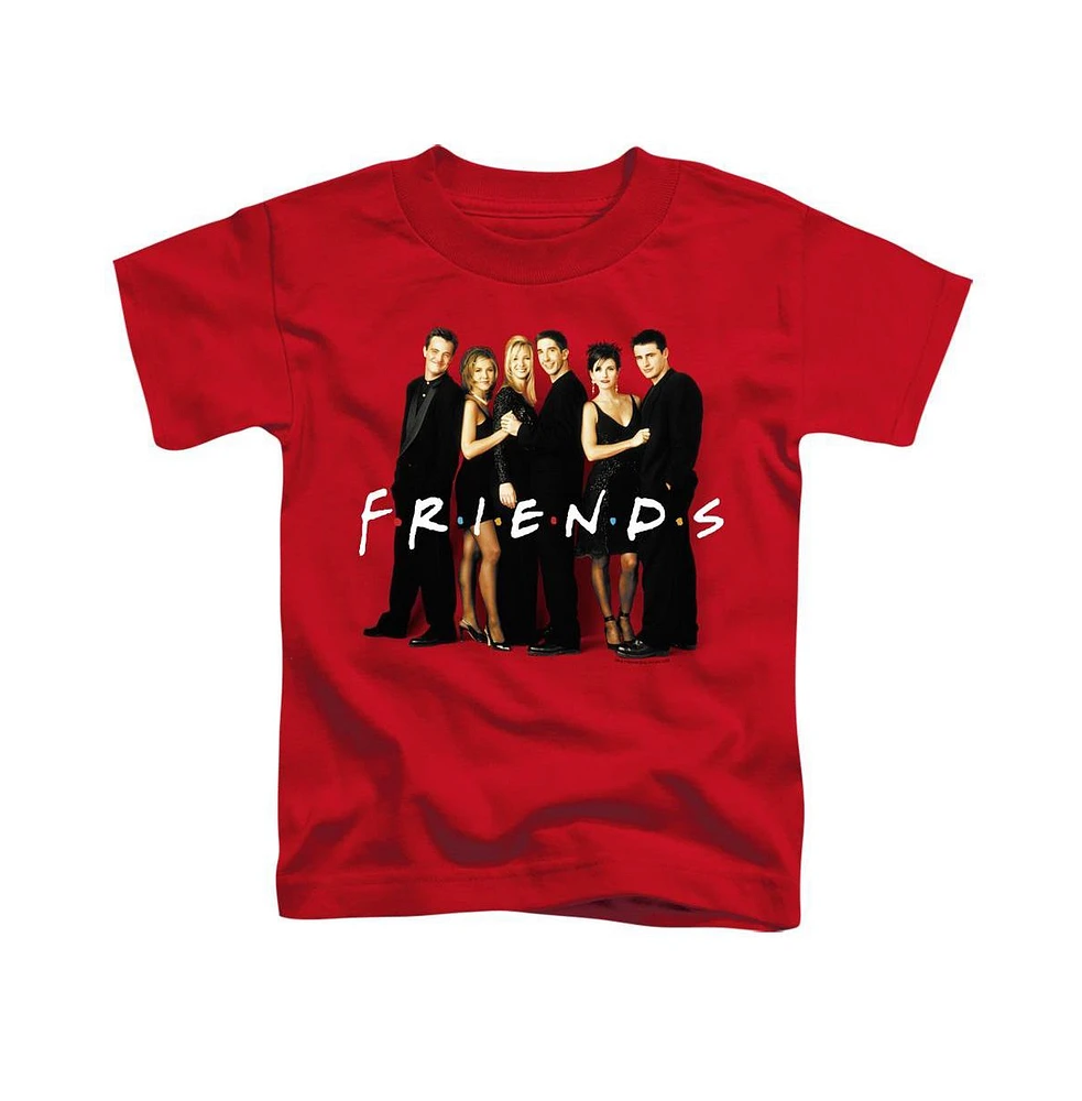 Friends Baby-Girls Cast Black Short Sleeve Toddler Tee / T-Shirt