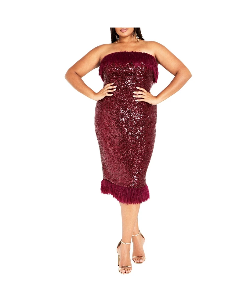 City Chic Plus Ezra Dress