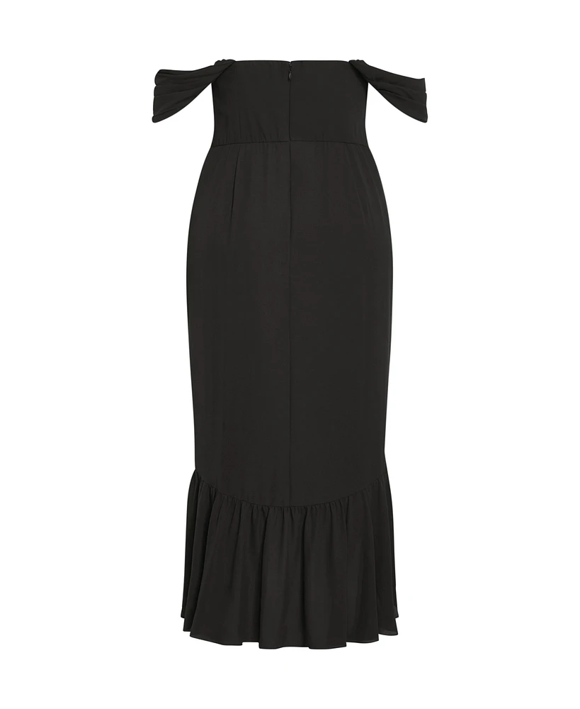 City Chic Plus Rosabella Maxi Dress