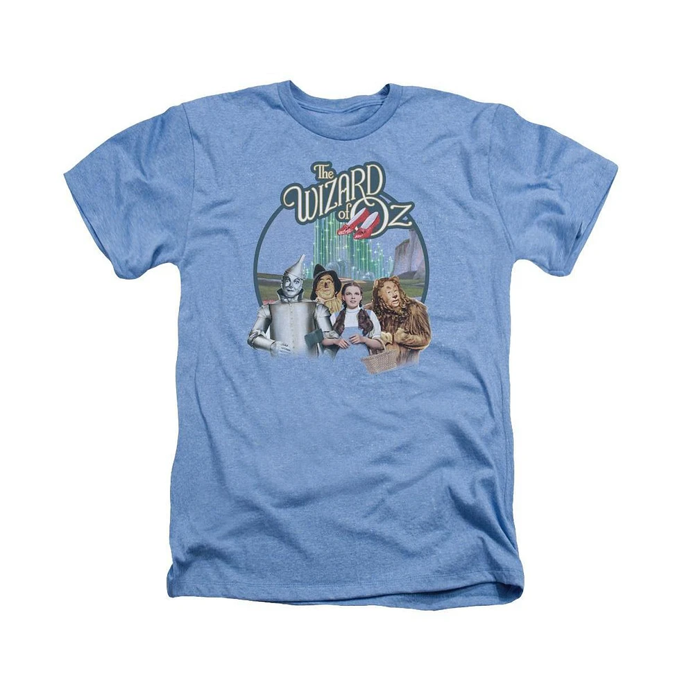 Wizard Of Oz Mens Were Off To See Adult Heather Tee / T-Shirt