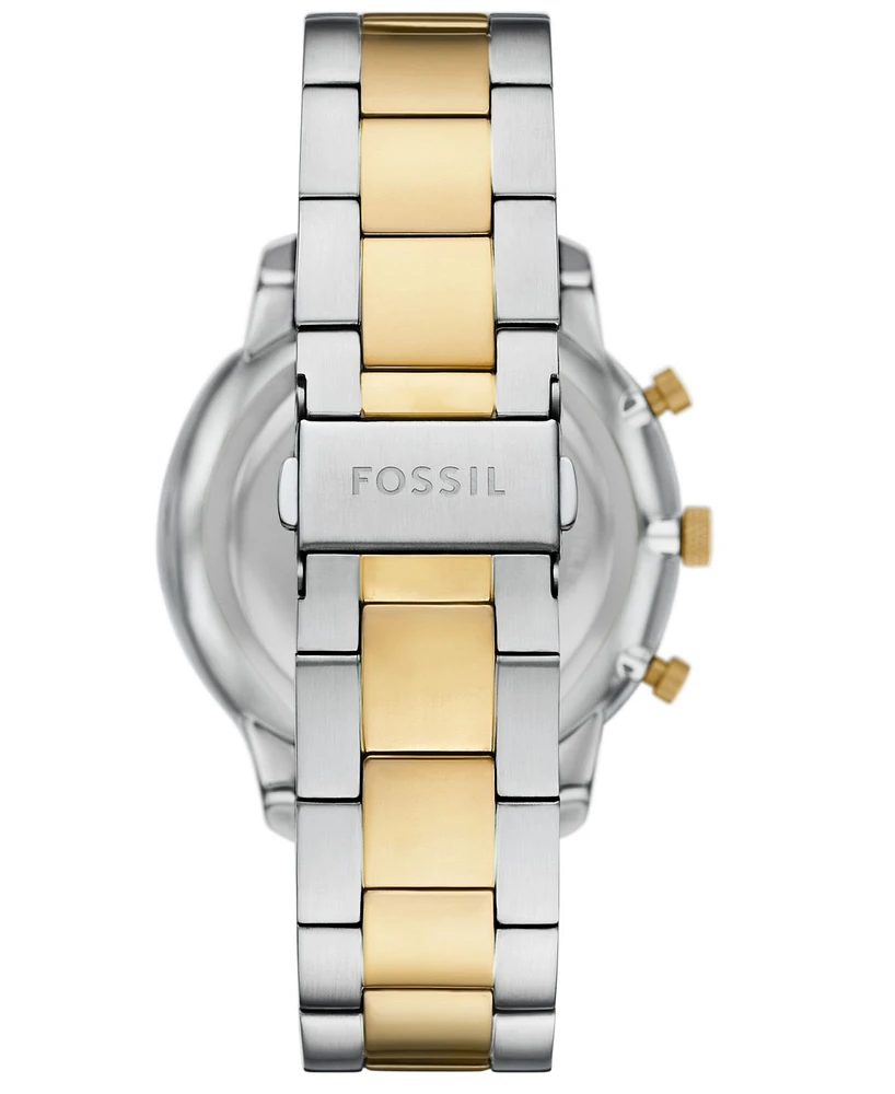 Fossil Men's Neutra Chronograph Two-Tone Stainless-Steel Watch, 44mm