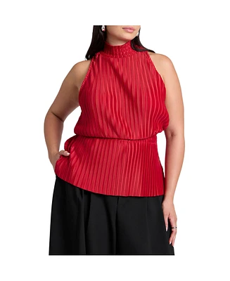 Eloquii Women's Ankle Tie Trouser