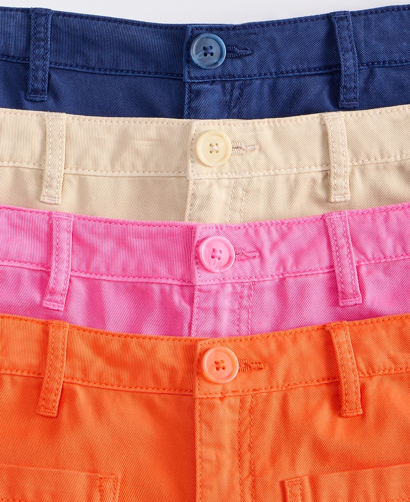 Epic Threads Little & Big Girls Twill Patch-Pocket Wide-Leg Pants, Exclusively at Macy's