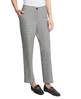 Jones New York Women's Straight-Leg Checked Pants