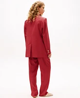 Tommy Hilfiger x Sofia Richie Grainge Women's Oversized Double-Breasted Collared Blazer