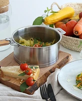 Stainless Steel Quart Strate Saucepan with Lid