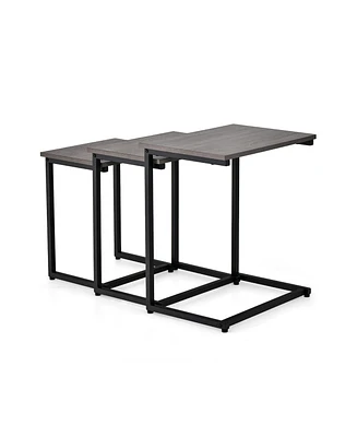 Gouun 3 Pieces Multifunctional End Table Set