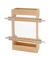 Rev-a-Shelf Door Mount Sink Base Cabinet Storage Organizer, Wood, 4SBSU-18