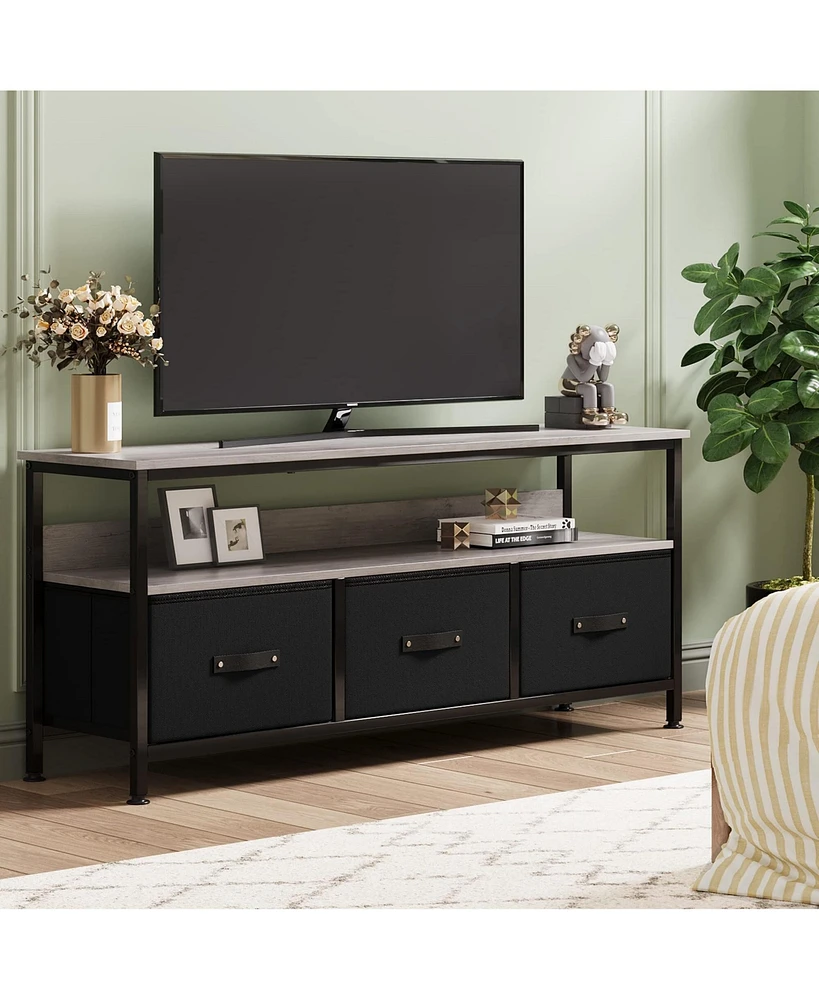gaomon Dresser Tv Stand, Entertainment Center with Storage, 55 Inch Tv Stand for Bedroom