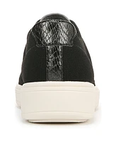 LifeStride Women's Vip Washable Court Inspired Lace Up Platform Sneakers