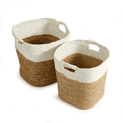 Madura Rectangular Baskets Set of 2