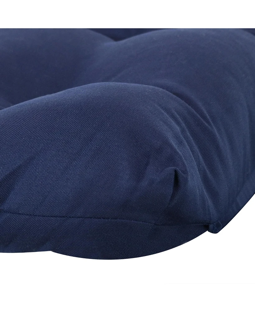 Indoor/Outdoor Olefin Polyester Tufted Chaise Lounge Chair Replacement Cushion - 23" x 75"