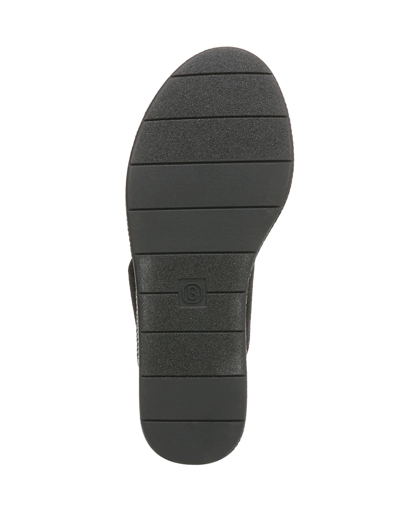 LifeStride Women's Bloom Washable Thong Slip On Wedge Sandals