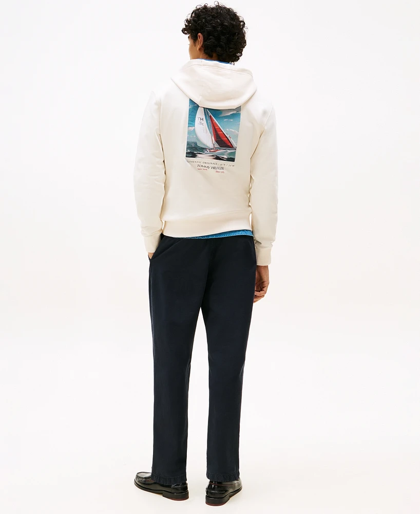 Tommy Hilfiger Men's Sail Graphic Logo Hoodie
