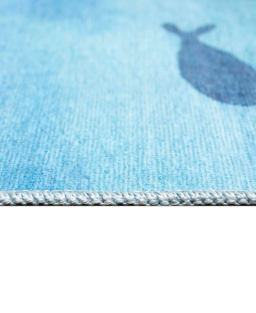 Liora Manne' Impressions Reef Border 1'11"x4'11" Runner Area Rug