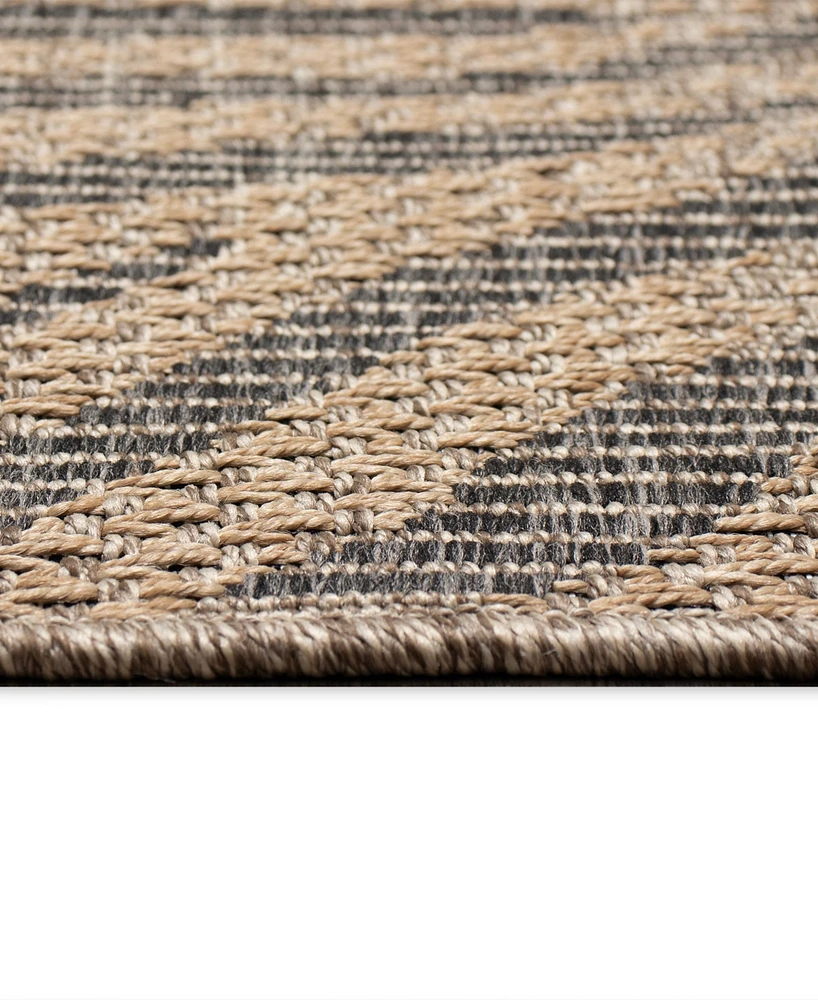 Liora Manne' Monaco Zebra 5'3"x7'3" Area Rug