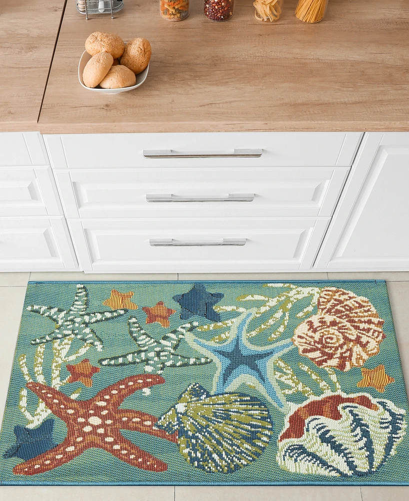 Liora Manne' Esencia Starfish Song 2'5"x3'11" Area Rug