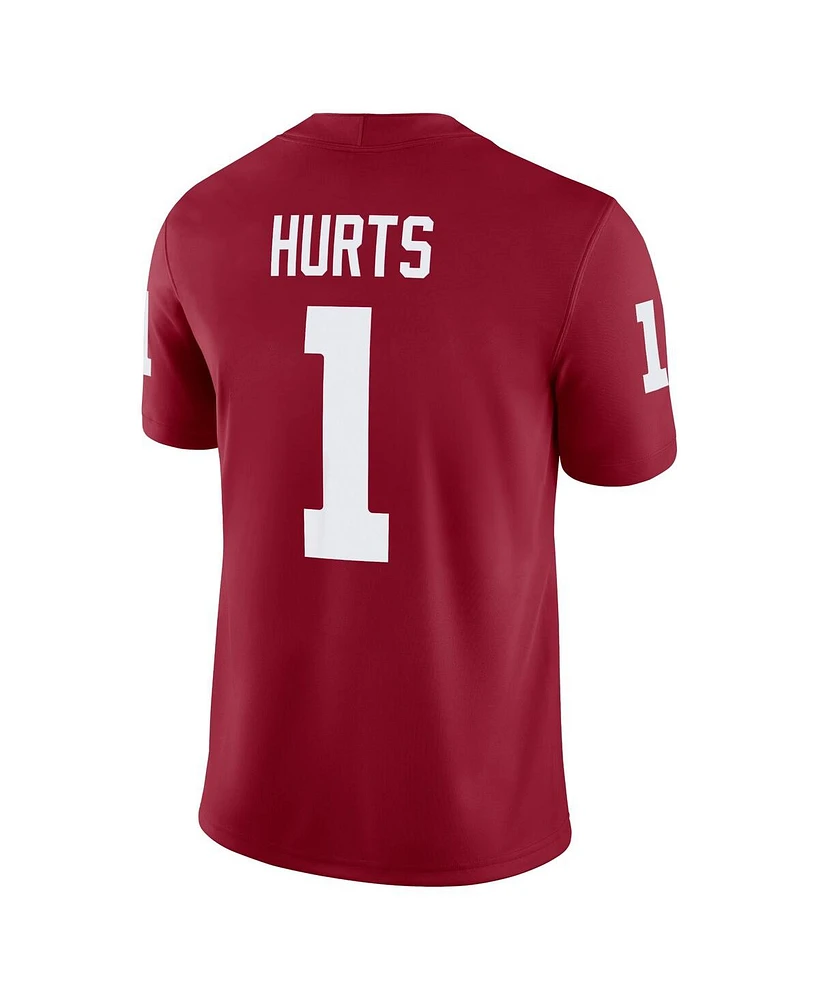 Jordan Men's Jalen Hurts Crimson Oklahoma Sooners Alumni Player Game Jersey