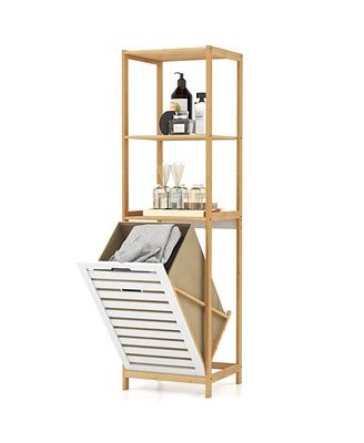 Multi-Tier Bathroom Organizer – Space-Saving Storage Rack for Toiletries, Towels & More