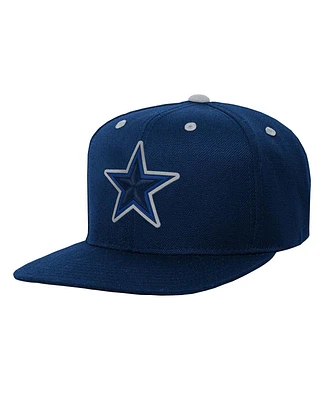 Outerstuff Big Boys and Girls Navy Dallas Cowboys Team Color Pop Snapback Hat