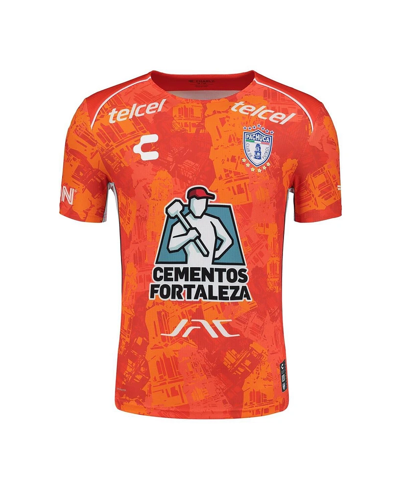 Charly Men's Orange C.f. Pachuca 2024/25 Away Authentic Jersey