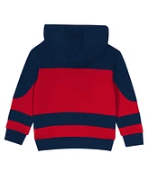Outerstuff Toddler Navy/Red Washington Capitals Puck Hero Fleece Hoodie and Sweatpants Set