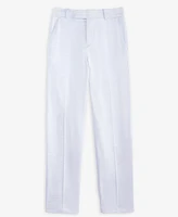 Calvin Klein Big Boys Slim Fit Stretch Ocean Sharkskin Pants