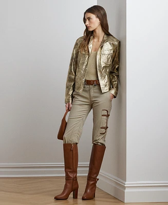 Lauren Ralph Lauren Women's Cotton-Blend Twill Jodhpur Pants