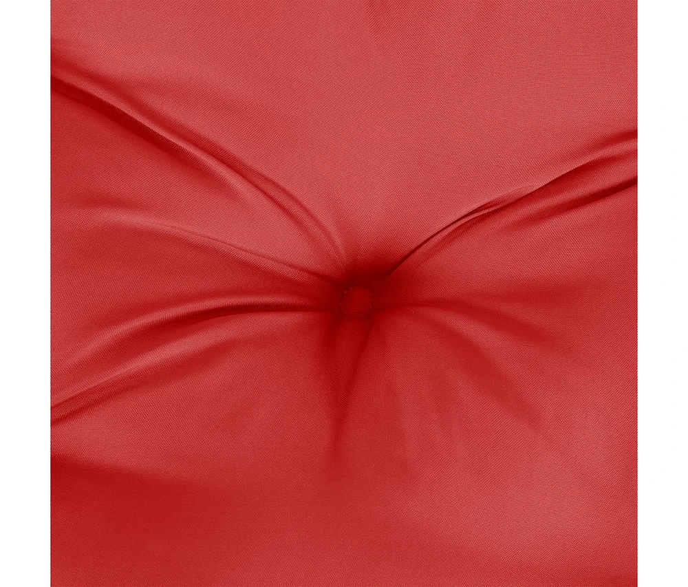 Garden Bench Cushion Red 43.3"x19.7"x2.8" Oxford Fabric
