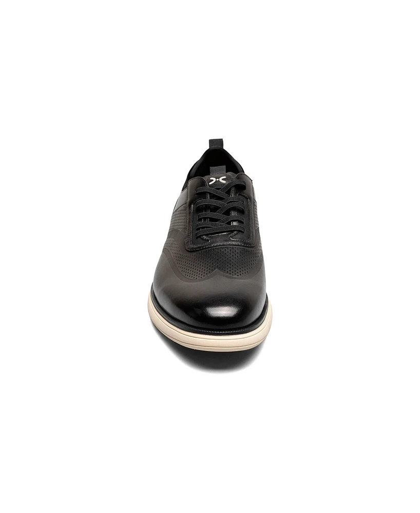 Stacy Adams Men's Edgewood Wingtip Elastic Lace Shoe