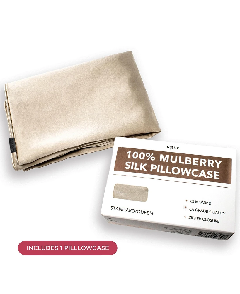 22 Momme 100% Mulberry Silk Pillowcase