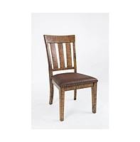 Cannon Valley Distressed Industrial Distressed Wood Dining Chair