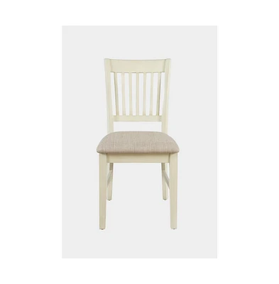 Craftsman Slat-Back Upholstered Desk Chair