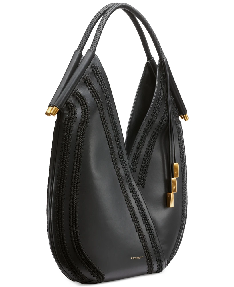 Donna Karan New York Baldwin Large Crochet Shoulder Bag