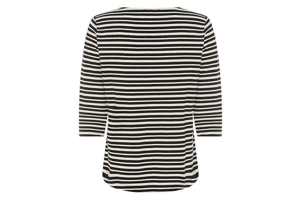 Olsen Textured Striped T-Shirt