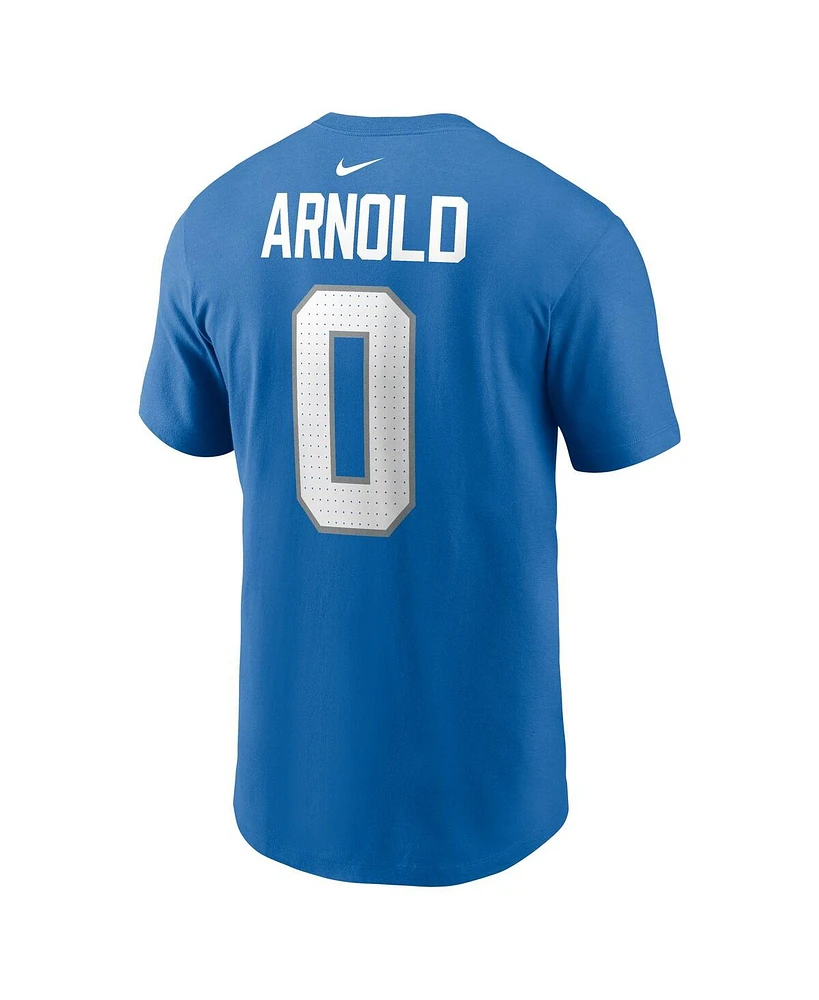 Nike Men's Terrion Arnold Blue Detroit Lions Name Number T-Shirt