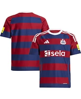 Adidas Big Boys and Girls Burgundy Newcastle United 2024/25 Away Replica Jersey