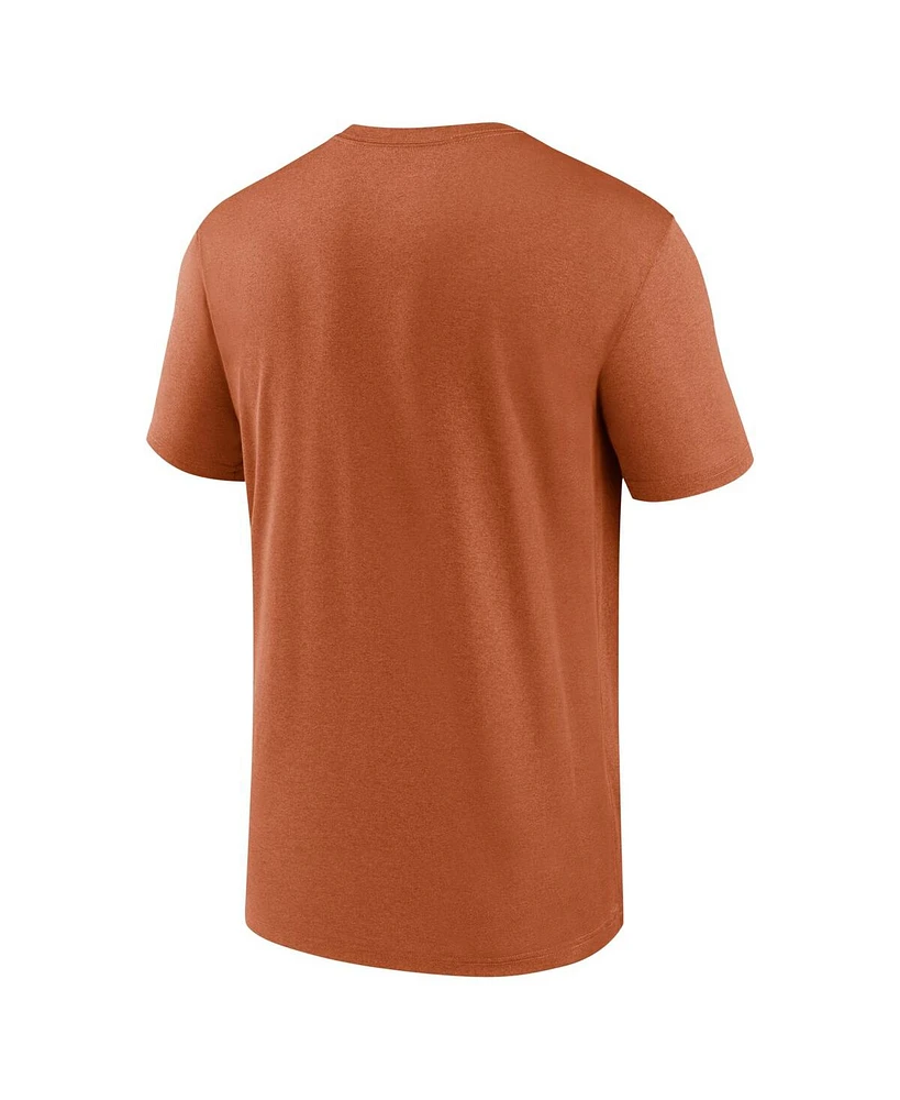 Nike Men's Texas Orange Longhorns Legend Basketball Icon Performance T-Shirt