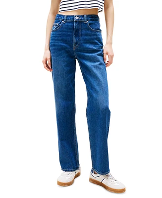 Tommy Jeans Women's Layla High-Rise Slim Straight Jeans