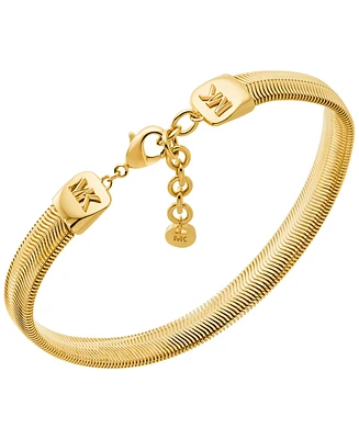 Michael Kors Chevron Snake Chain Bracelet