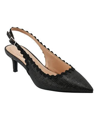 Bandolino Women's Albas Kitten Heel Slingback Pumps