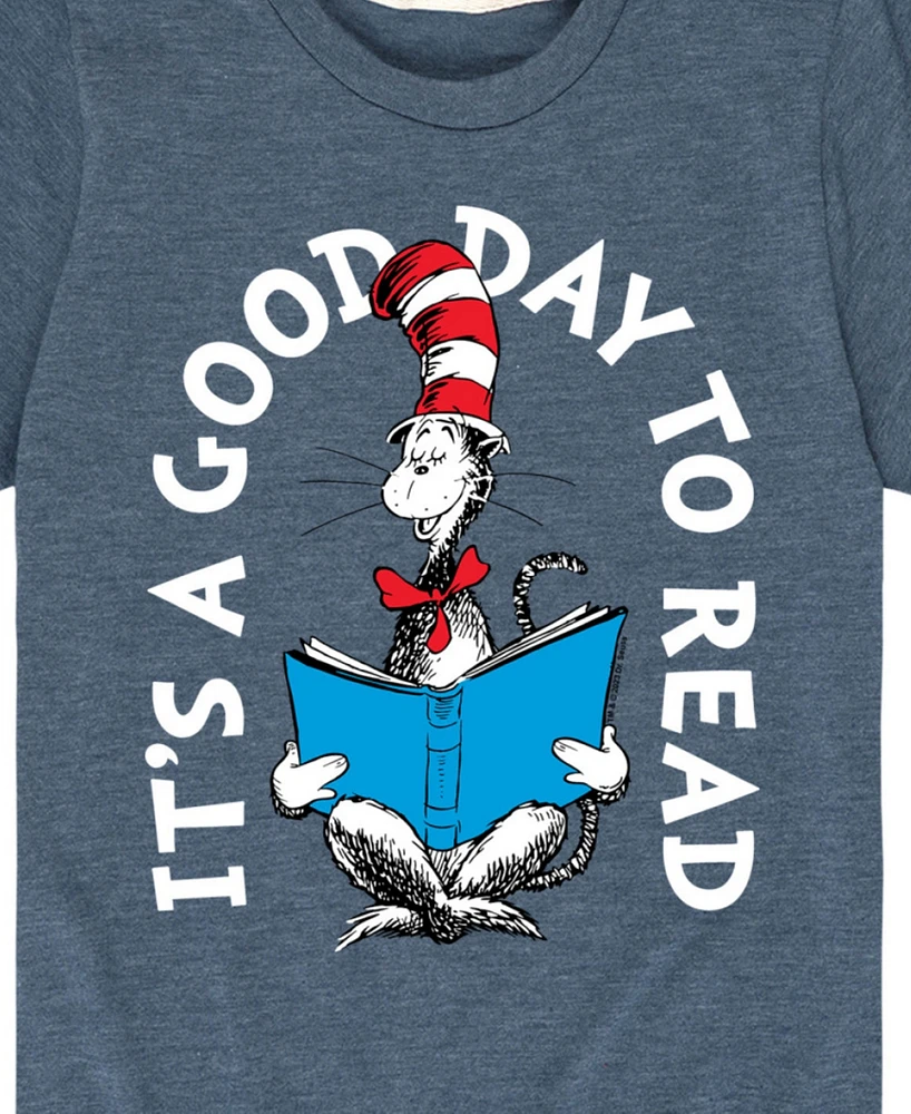 Dr. Seuss Big Boys It's a Good Day to Read Graphic T-Shirt