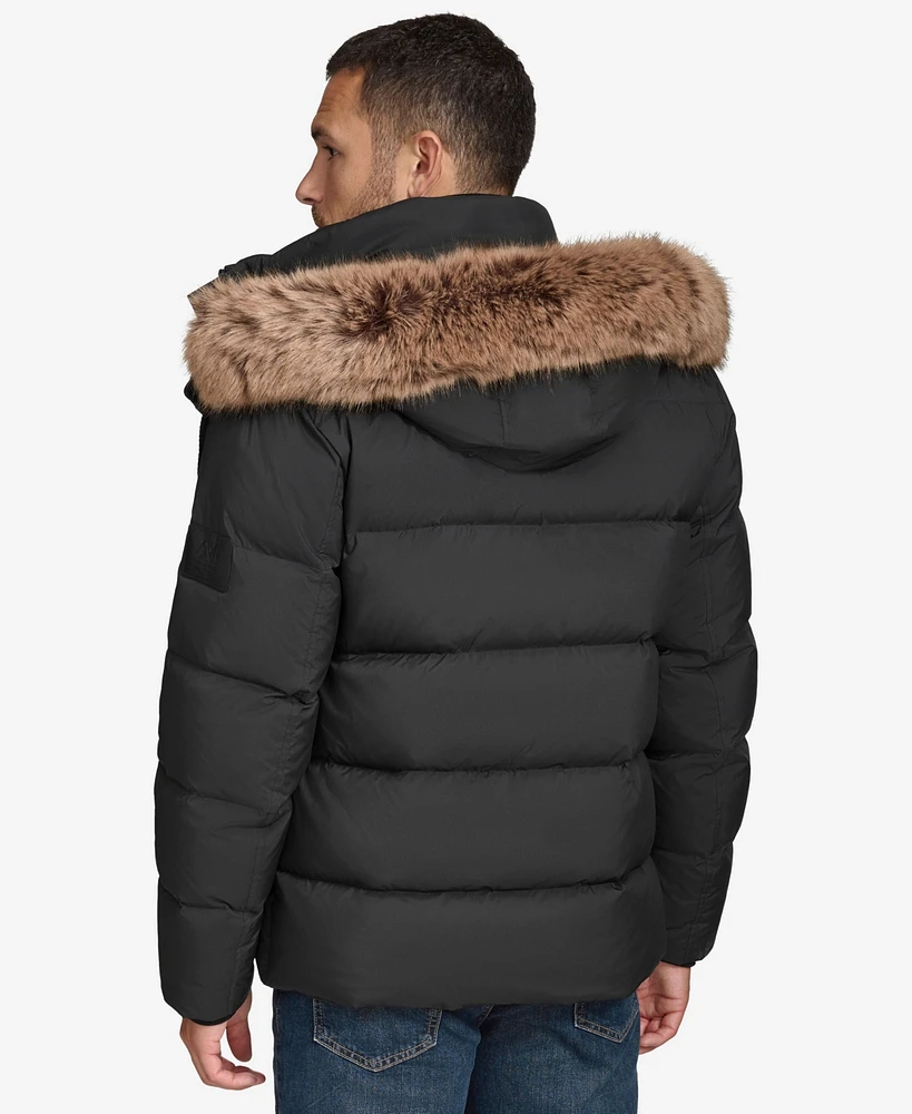 Andrew Marc Black Label Men's Forster Hooded Quitled Puffer Jacket